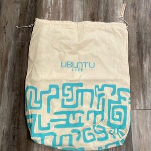 "Ubuntu Life" Eggshell large dustbag